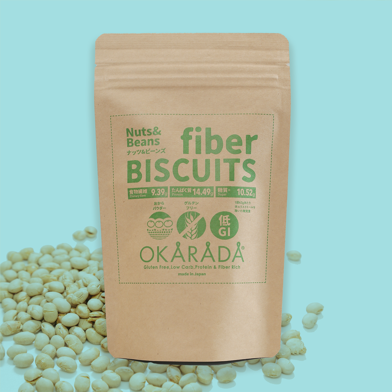 Fiber BISCUITS / Nuts & Beans